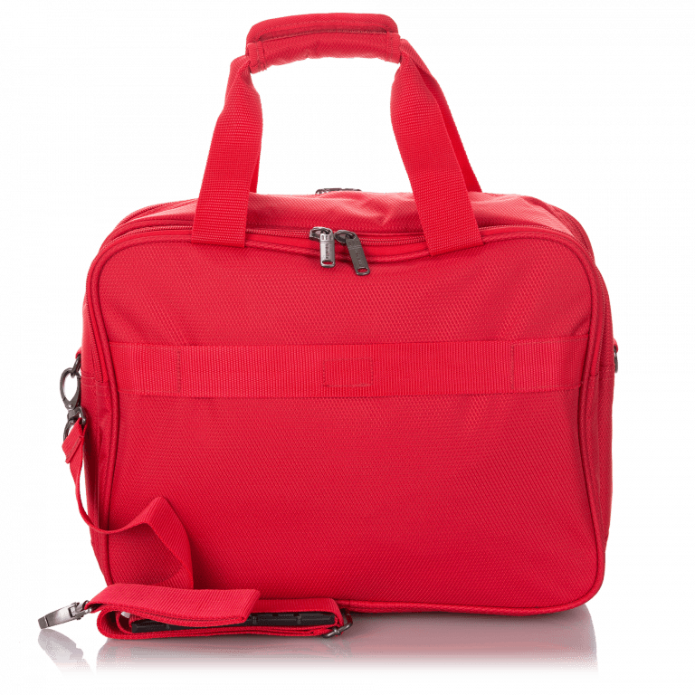 Bordtasche Solaris 38 cm Rot Blau, Farbe: rot/weinrot, Marke: Travelite, Abmessungen in cm: 38x30x12, Bild 4 von 5