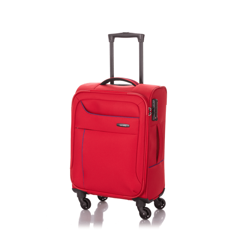 Koffer Solaris 54 cm Rot Blau, Farbe: rot/weinrot, Marke: Travelite, Abmessungen in cm: 36x54x22, Bild 2 von 6