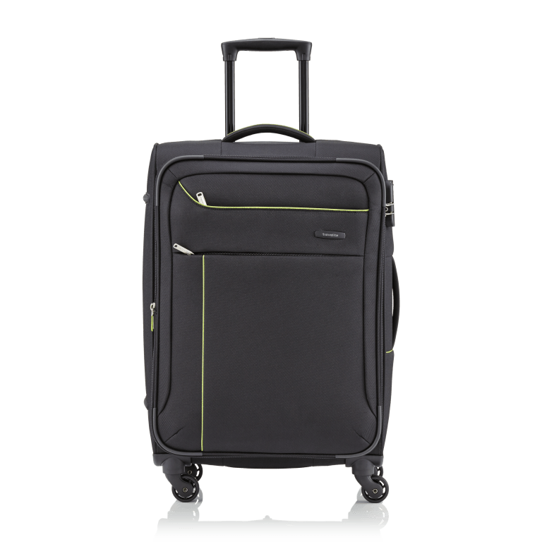 Koffer Solaris 67 cm Schwarz Limone, Farbe: schwarz, Marke: Travelite, Abmessungen in cm: 42x67x26, Bild 1 von 6