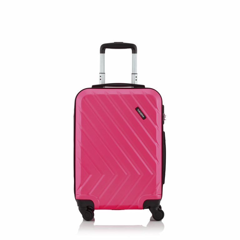 Koffer Quick 55 cm Pink, Farbe: rosa/pink, Marke: Travelite, Abmessungen in cm: 36x55x21, Bild 1 von 3