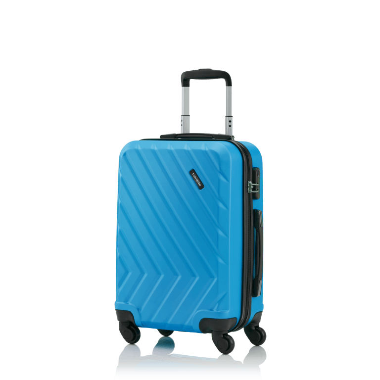 Koffer Quick 55 cm Blau, Farbe: blau/petrol, Marke: Travelite, Abmessungen in cm: 36x55x21, Bild 2 von 3