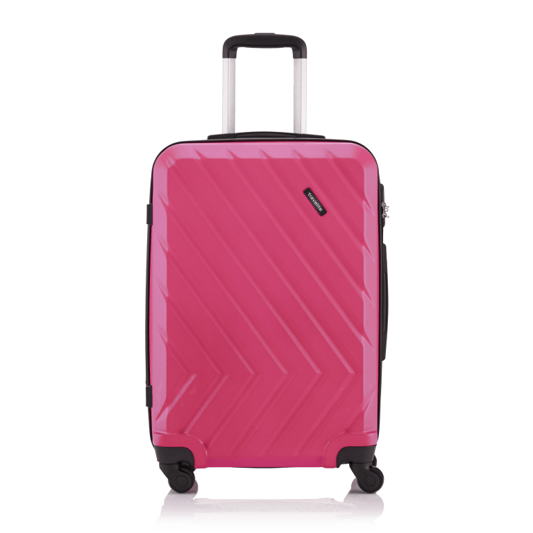 Koffer Quick 64 cm Pink, Farbe: rosa/pink, Marke: Travelite, Abmessungen in cm: 43x64x26, Bild 1 von 3