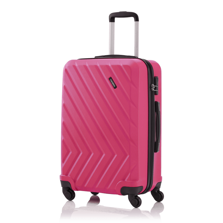 Koffer Quick 64 cm Pink, Farbe: rosa/pink, Marke: Travelite, Abmessungen in cm: 43x64x26, Bild 2 von 3