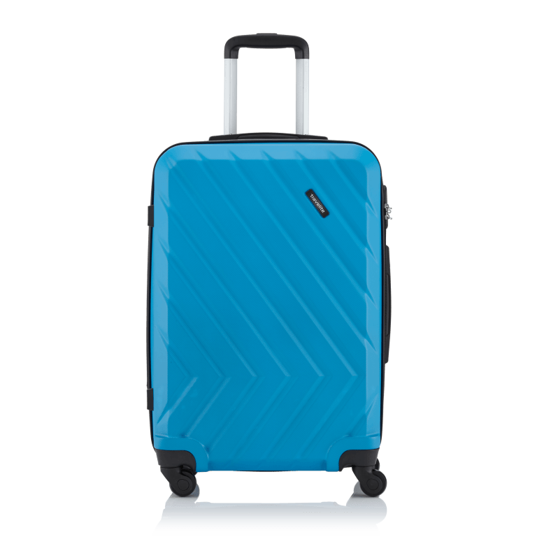 Koffer Quick 64 cm Blau, Farbe: blau/petrol, Marke: Travelite, Abmessungen in cm: 43x64x26, Bild 1 von 3