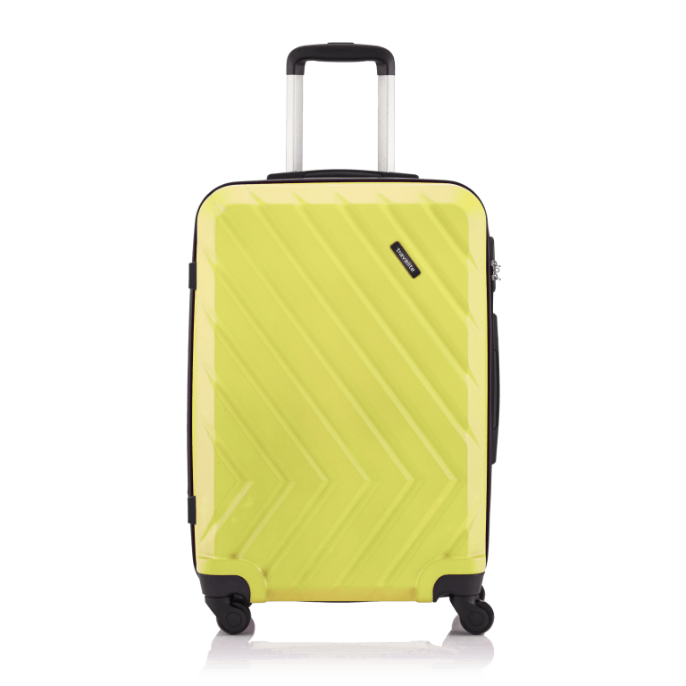 Koffer Quick 64 cm Gelb, Farbe: gelb, Marke: Travelite, EAN: 4027002059993, Abmessungen in cm: 43x64x26, Bild 1 von 3