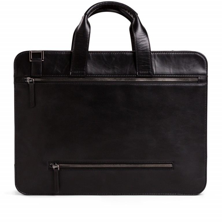 Aktentasche Workbag 2 Handles OFF-WR1 Carbon Black, Farbe: schwarz, Marke: Offermann, EAN: 4057081014125, Abmessungen in cm: 39.5x30x9.5, Bild 4 von 6