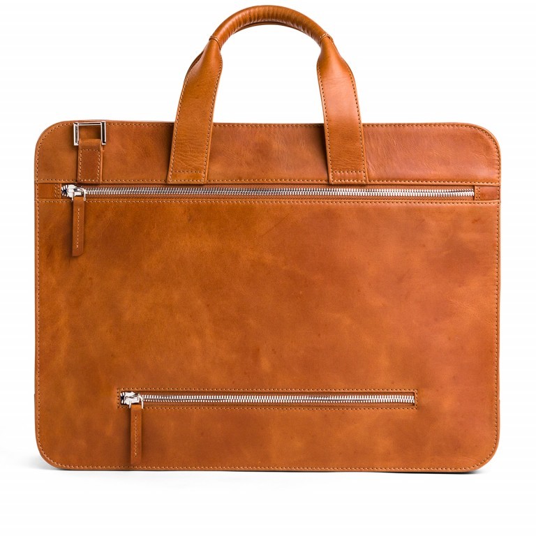 Aktentasche Workbag 2 Handles OFF-WR1 Cognac, Farbe: cognac, Marke: Offermann, EAN: 4057081013463, Abmessungen in cm: 39.5x30x9.5, Bild 4 von 6