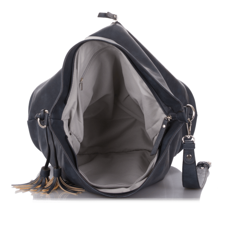 Beuteltasche LB-03 Blau, Farbe: blau/petrol, Marke: Lichtblau, Abmessungen in cm: 46x36x18, Bild 3 von 4