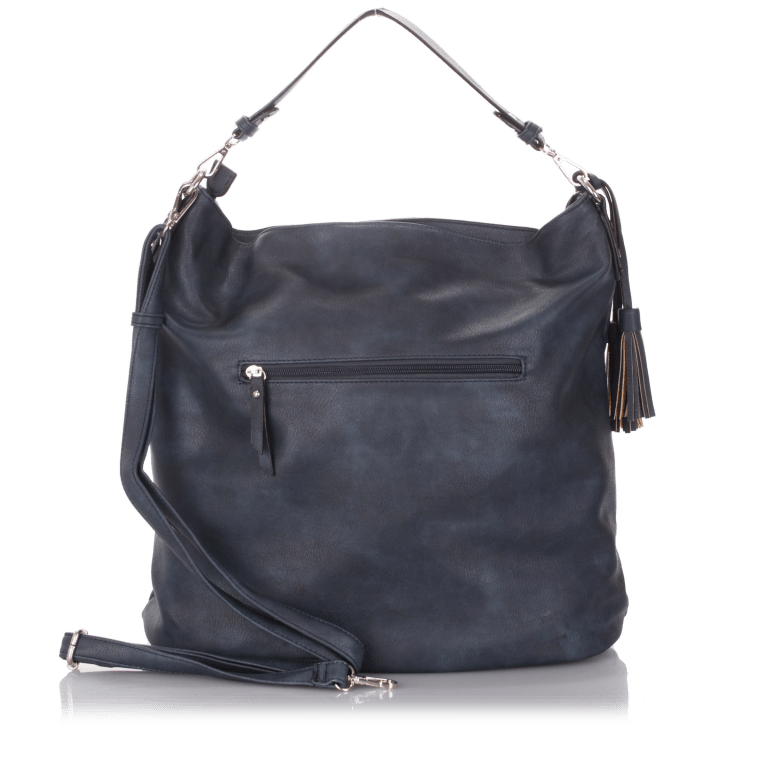 Beuteltasche LB-03 Blau, Farbe: blau/petrol, Marke: Lichtblau, Abmessungen in cm: 46x36x18, Bild 4 von 4