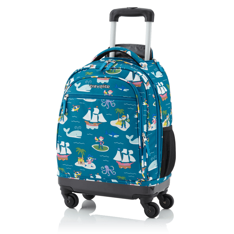 Koffer 50 cm Pirat, Farbe: blau/petrol, Marke: Travelite, Abmessungen in cm: 36x56x20, Bild 1 von 2