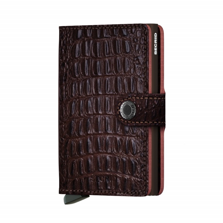 Geldbörse Miniwallet Nile Brown, Farbe: braun, Marke: Secrid, EAN: 8718215285267, Abmessungen in cm: 6.8x10.2x2.1, Bild 1 von 5