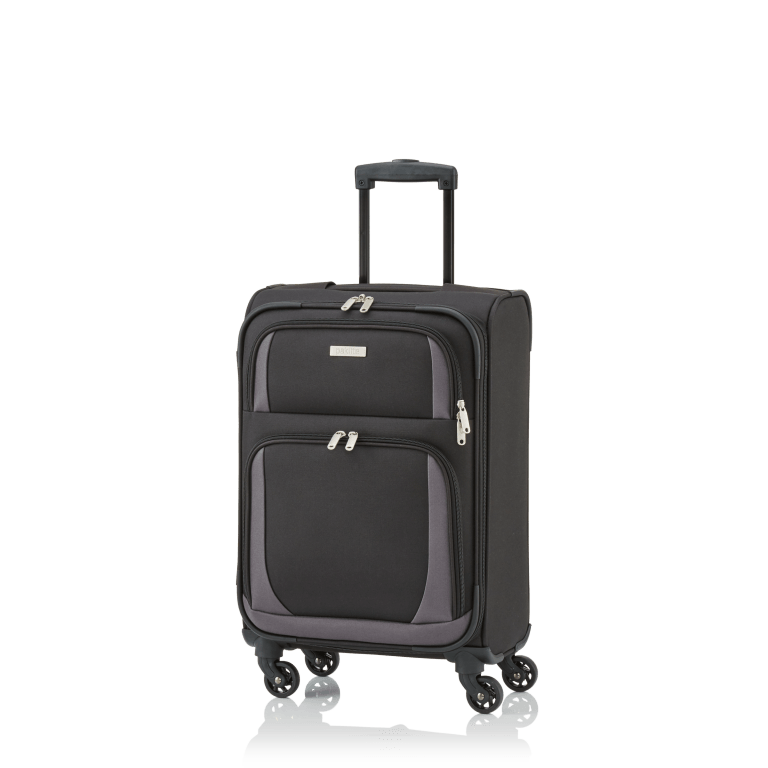 Koffer Paklite 55 cm Schwarz Grau, Farbe: anthrazit, Marke: Travelite, Abmessungen in cm: 35x55x19, Bild 2 von 3