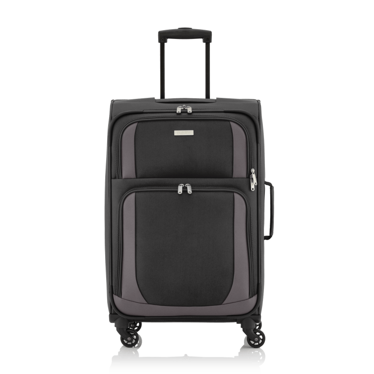Koffer Paklite 65 cm Schwarz Grau, Farbe: anthrazit, Marke: Travelite, Abmessungen in cm: 40x65x24, Bild 1 von 3