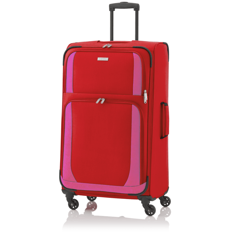 Koffer Paklite 75 cm Rot Pink, Farbe: rot/weinrot, Marke: Travelite, Abmessungen in cm: 43x75x28, Bild 2 von 3