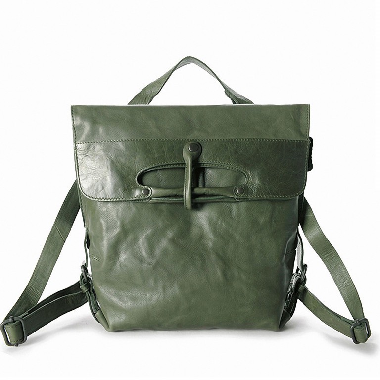 Rucksack Grandma's Luxury Club Mrs. Mince Pie Moss Green, Farbe: grün/oliv, Marke: Aunts & Uncles, Abmessungen in cm: 29x29x9, Bild 1 von 7