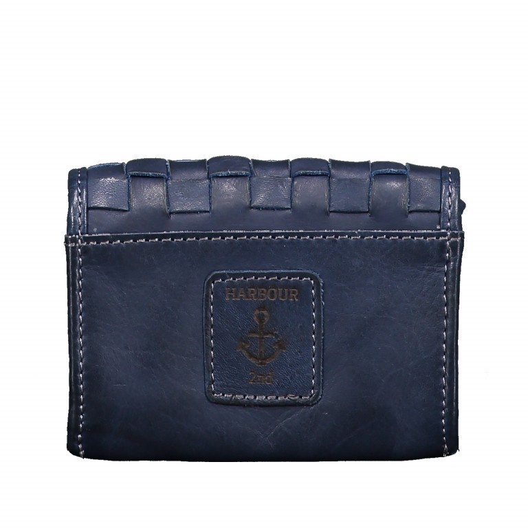 Geldbörse Soft-Weaving Abelia B3.0987 Midnight Navy, Farbe: blau/petrol, Marke: Harbour 2nd, EAN: 4046478029729, Abmessungen in cm: 10x7x2, Bild 3 von 3