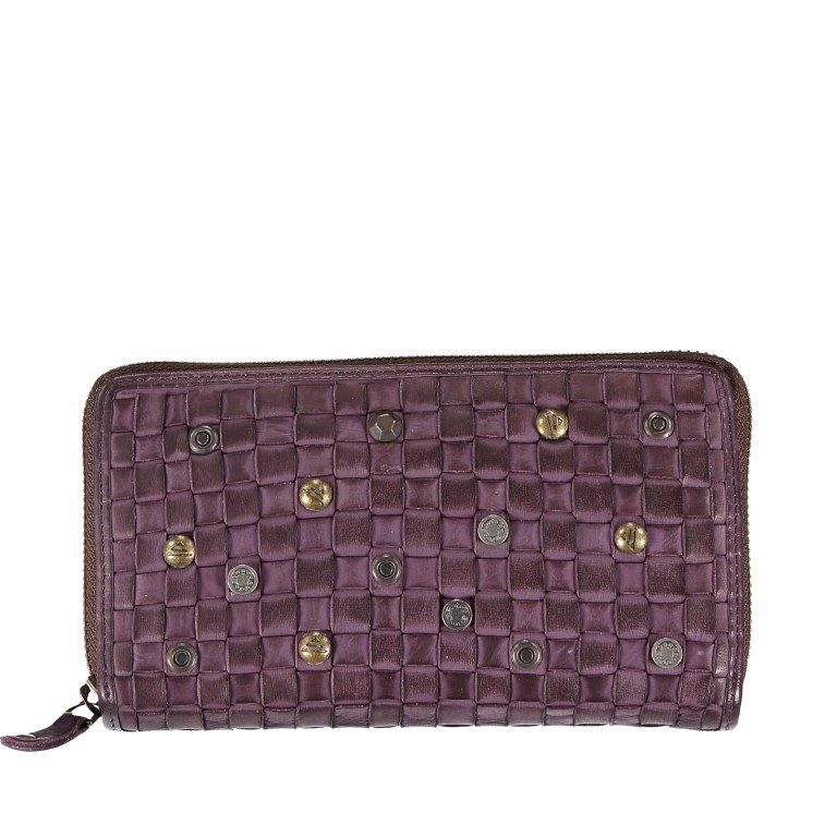 Geldbörse Soft-Weaving Penelope B3.9859 Pure Purple, Farbe: rot/weinrot, Marke: Harbour 2nd, EAN: 4046478029057, Abmessungen in cm: 18.5x10x2.5, Bild 1 von 3