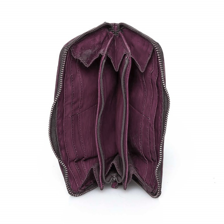Geldbörse Soft-Weaving Penelope B3.9859 Pure Purple, Farbe: rot/weinrot, Marke: Harbour 2nd, EAN: 4046478029057, Abmessungen in cm: 18.5x10x2.5, Bild 2 von 3