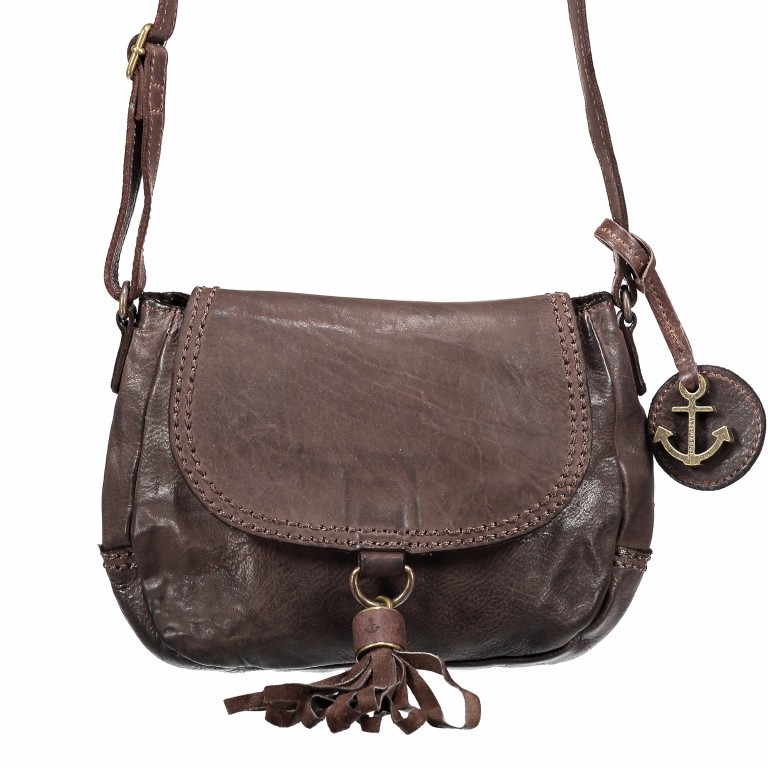 Umhängetasche Tassel Ava B3.6240 Chocolate Brown, Farbe: braun, Marke: Harbour 2nd, EAN: 4046478029743, Abmessungen in cm: 21x18x7, Bild 1 von 5