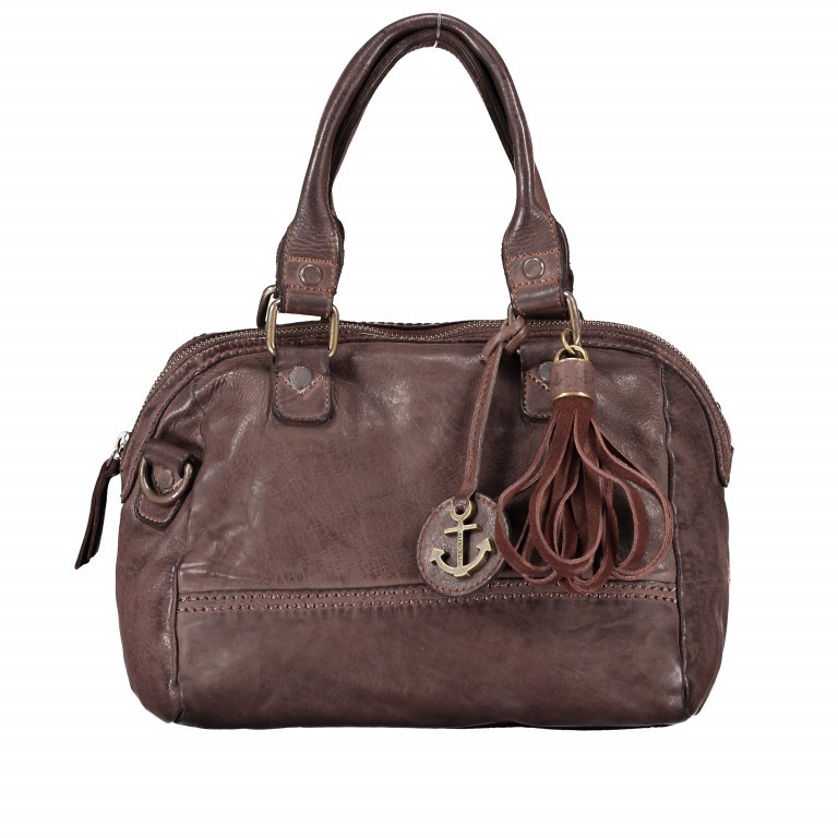 Handtasche Tassel Maja Lina B3.6255 Chocolate Brown, Farbe: braun, Marke: Harbour 2nd, EAN: 4046478029866, Abmessungen in cm: 24x22x14, Bild 1 von 6