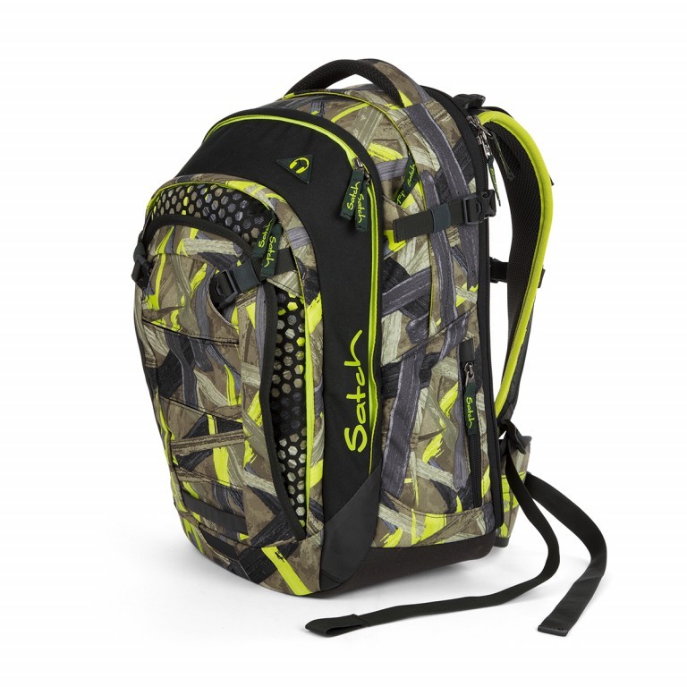 Rucksack Match Jungle Lazer, Farbe: grün/oliv, Marke: Satch, EAN: 4057081017638, Bild 2 von 8