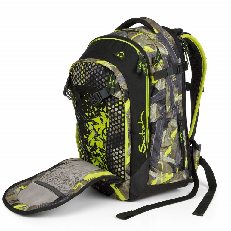 Rucksack Match Jungle Lazer, Farbe: grün/oliv, Marke: Satch, EAN: 4057081017638, Bild 6 von 8