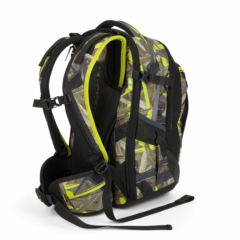 Rucksack Match Jungle Lazer, Farbe: grün/oliv, Marke: Satch, EAN: 4057081017638, Bild 8 von 8