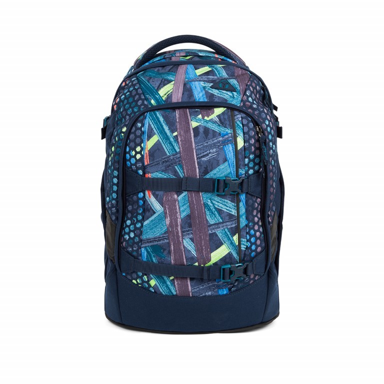 Rucksack Pack Splashy Lazer, Farbe: blau/petrol, Marke: Satch, EAN: 4057081023578, Abmessungen in cm: 30x45x22, Bild 1 von 18