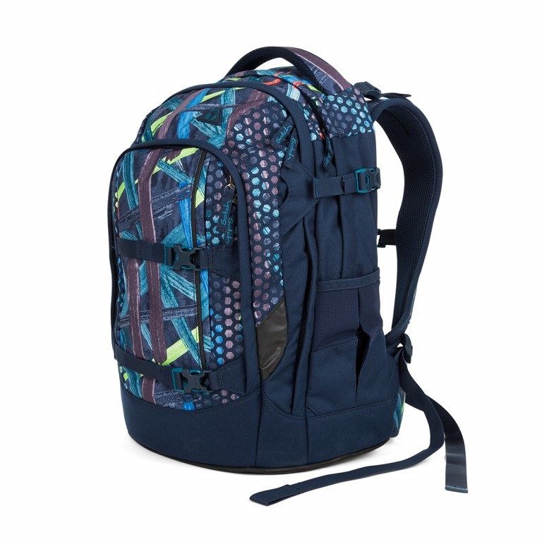 Rucksack Pack Splashy Lazer, Farbe: blau/petrol, Marke: Satch, EAN: 4057081023578, Abmessungen in cm: 30x45x22, Bild 2 von 18