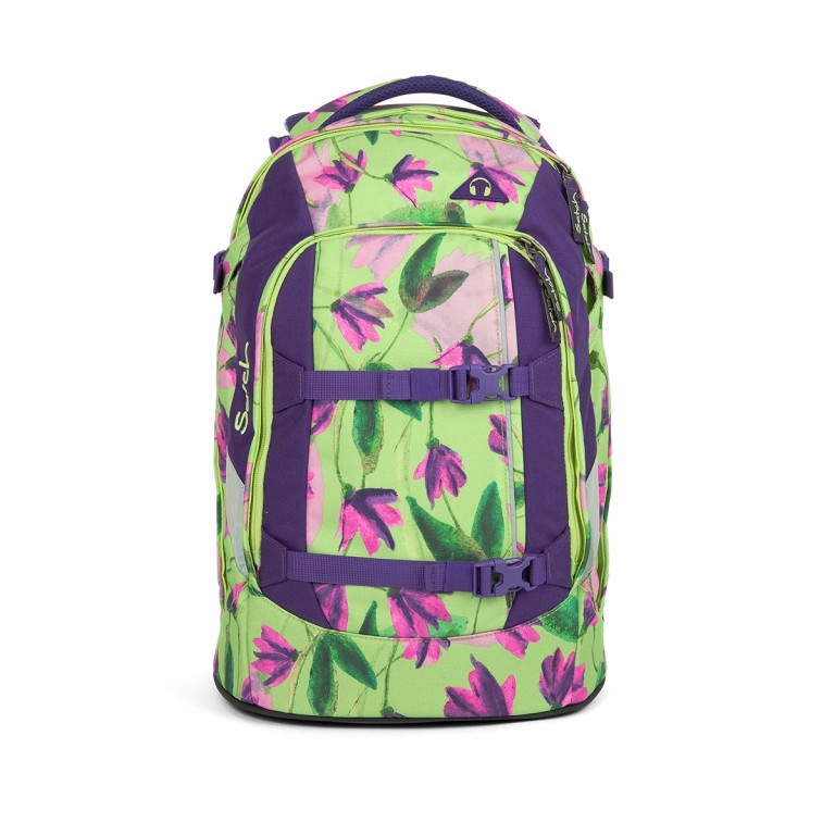 Rucksack Pack Ivy Blossom, Farbe: grün/oliv, Marke: Satch, EAN: 4057081017560, Abmessungen in cm: 30x45x22, Bild 1 von 14