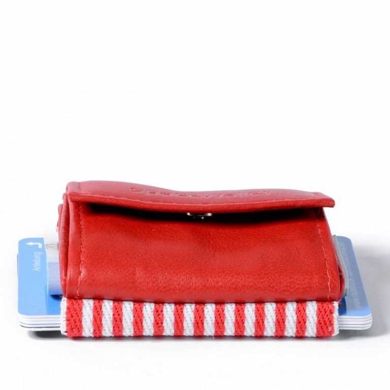 Geldbörse Push 2.0 Mini Drive Red, Farbe: rot/weinrot, Marke: Space Wallet, Abmessungen in cm: 6.5x6x2, Bild 2 von 2