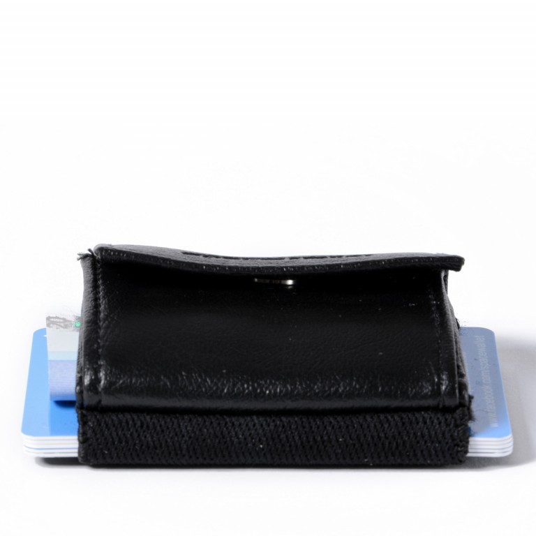 Geldbörse Push 2.0 Night Guard, Farbe: schwarz, Marke: Space Wallet, Abmessungen in cm: 6.5x6x2, Bild 3 von 3