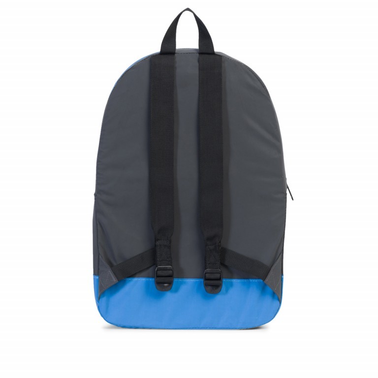 Rucksack Packable Daypack faltbar Black Neon Blue Reflective, Farbe: blau/petrol, Marke: Herschel, EAN: 0828432136285, Abmessungen in cm: 32x45x14, Bild 3 von 5
