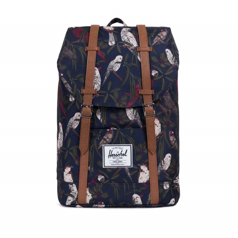 Rucksack Retreat Volumen 18 Liter Peacoat Parlour Tan Synthetic, Farbe: bunt, Marke: Herschel, EAN: 0828432137329, Bild 1 von 5