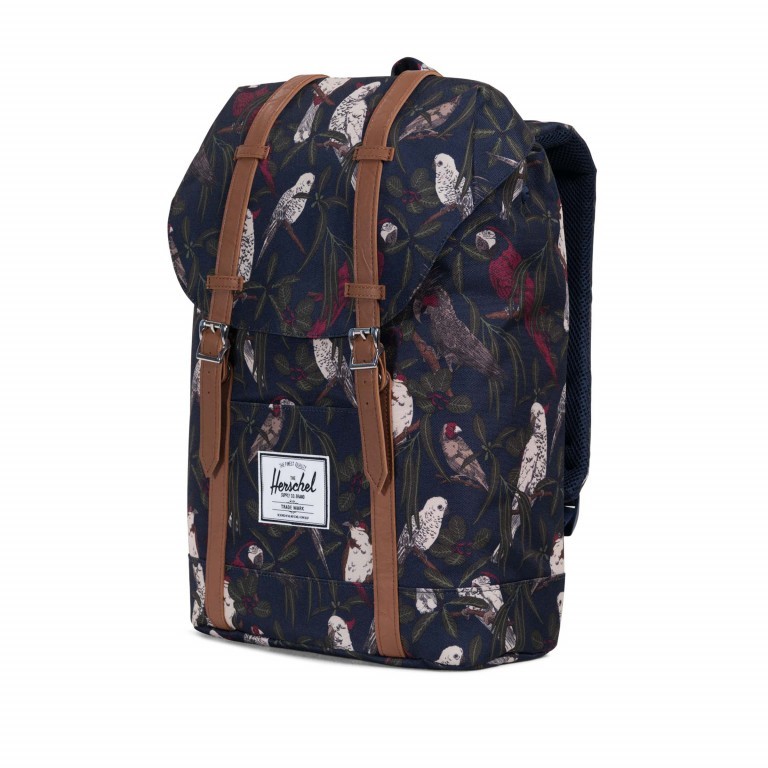 Rucksack Retreat Volumen 18 Liter Peacoat Parlour Tan Synthetic, Farbe: bunt, Marke: Herschel, EAN: 0828432137329, Bild 2 von 5