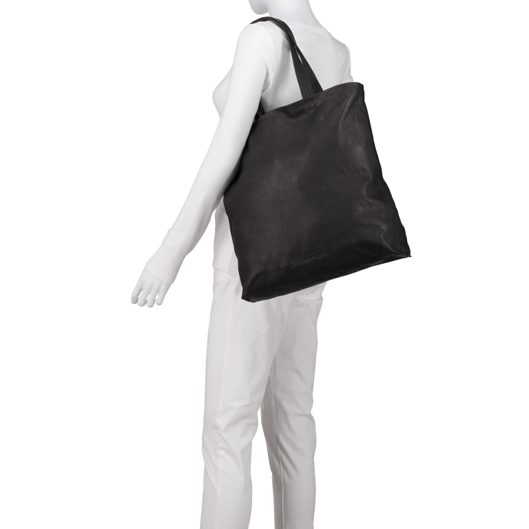 Tasche Palmer Big Bag Black, Farbe: schwarz, Marke: Cowboysbag, Abmessungen in cm: 35x40x11, Bild 3 von 4