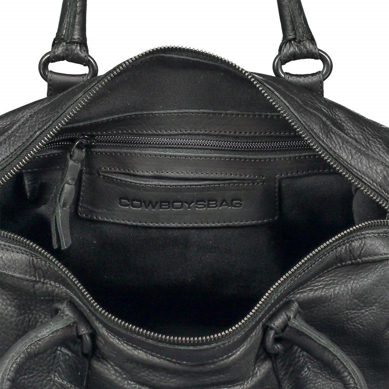 Tasche Walsall Black, Farbe: schwarz, Marke: Cowboysbag, Abmessungen in cm: 34x30x10, Bild 4 von 7