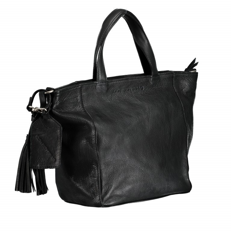 Tasche Coventry Black, Farbe: schwarz, Marke: Cowboysbag, Abmessungen in cm: 43x25x12, Bild 2 von 6