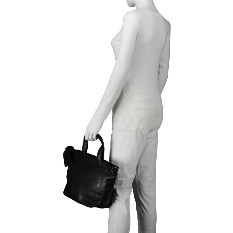 Tasche Coventry Black, Farbe: schwarz, Marke: Cowboysbag, Abmessungen in cm: 43x25x12, Bild 6 von 6