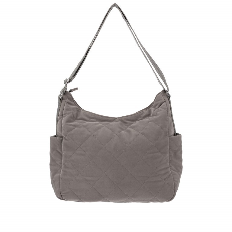 Beuteltasche Nelly Velvet Slate, Farbe: grau, Marke: Bogner, EAN: 4051531363054, Abmessungen in cm: 33x33x14.5, Bild 5 von 6