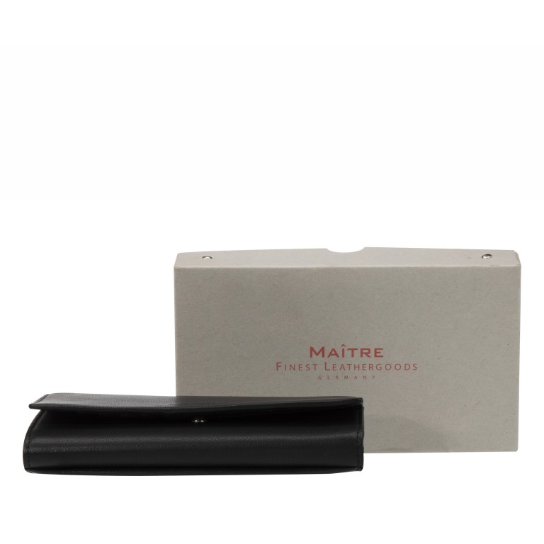 Geldbörse Weißenfels Diedburg mit RFID-Schutz Schwarz, Farbe: schwarz, Marke: Maitre, EAN: 4053533532179, Abmessungen in cm: 18x10x2.5, Bild 6 von 6