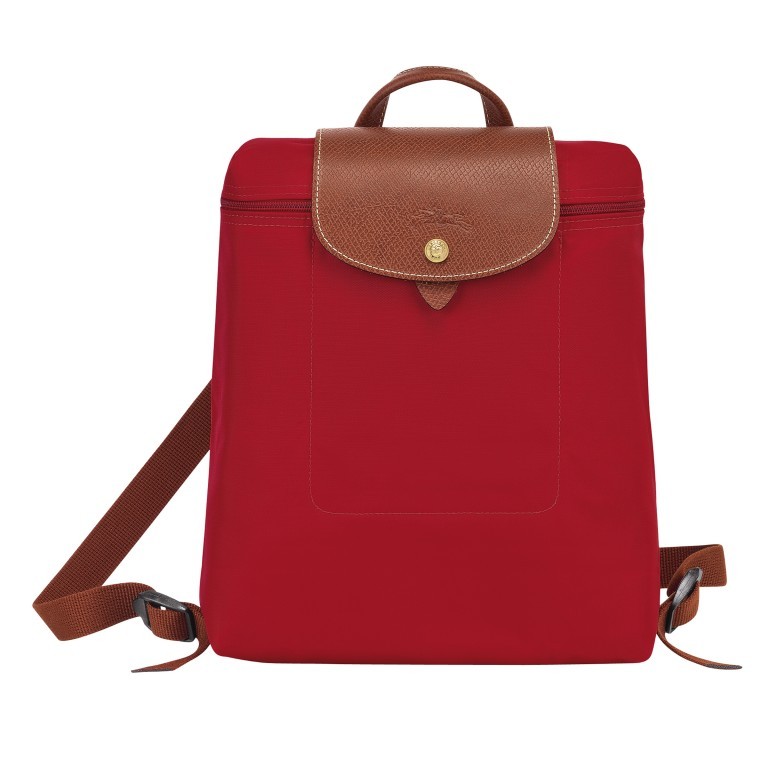 Rucksack Le Pliage Rucksack Rot, Farbe: rot/weinrot, Marke: Longchamp, EAN: 3597920599365, Abmessungen in cm: 26x28x10, Bild 1 von 5