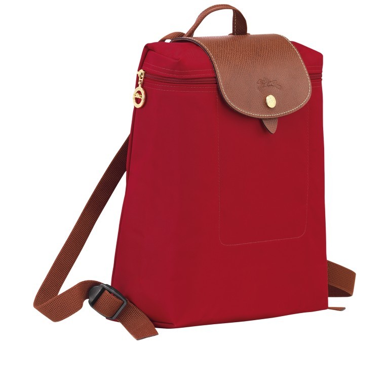 Rucksack Le Pliage Rucksack Rot, Farbe: rot/weinrot, Marke: Longchamp, EAN: 3597920599365, Abmessungen in cm: 26x28x10, Bild 2 von 5