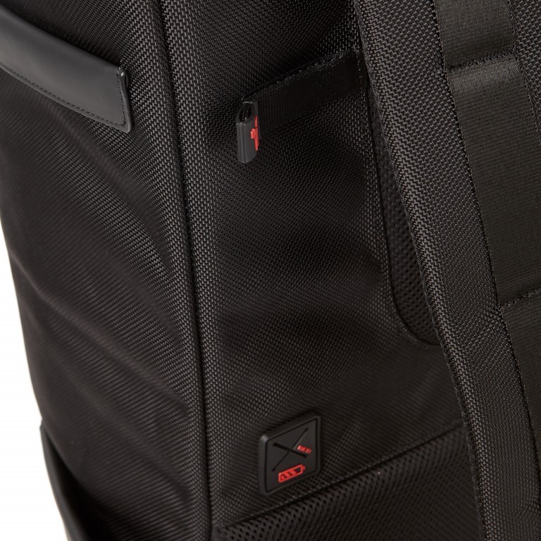 Rucksack Red Trenor Backpack 15.6 Zoll Black, Farbe: schwarz, Marke: Samsonite, Abmessungen in cm: 32.5x50.5x15.5, Bild 8 von 11