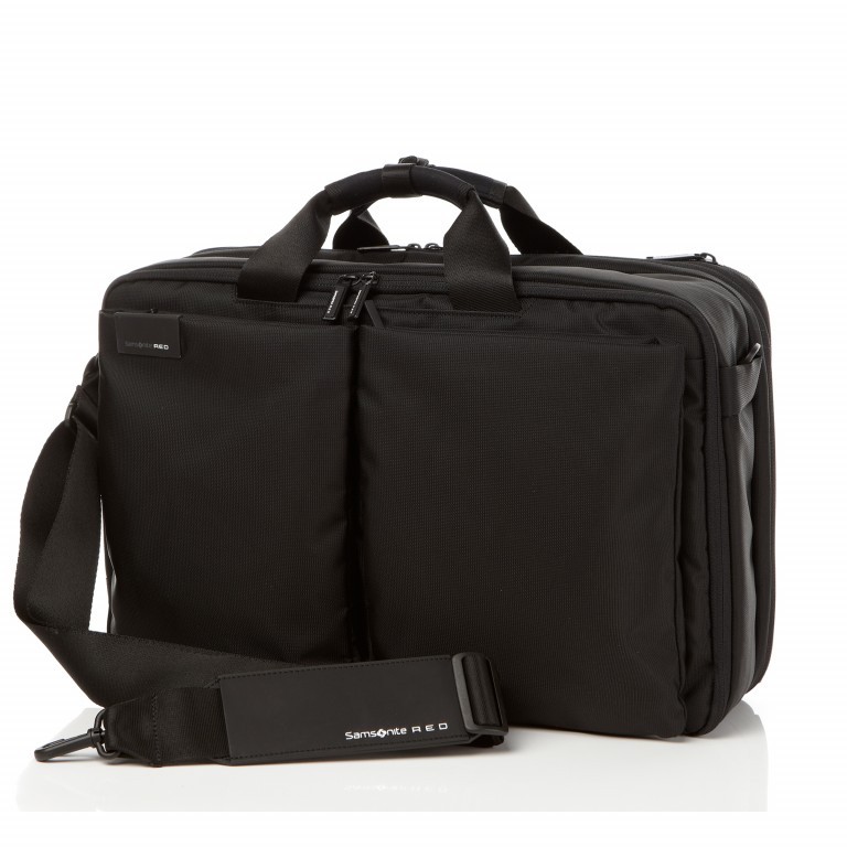 Rucksack Red Turris Backpack L2 mit Laptopfach 15,6 Zoll Black, Farbe: schwarz, Marke: Samsonite, EAN: 5414847767135, Abmessungen in cm: 31x47x14.5, Bild 3 von 10
