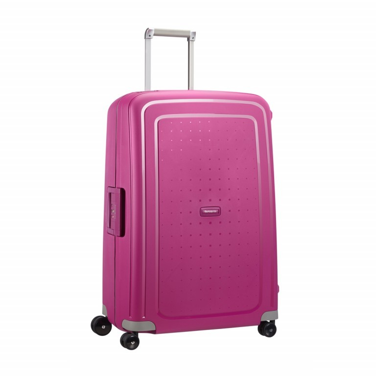 Koffer S´Cure Spinner 69 Fuchsia, Farbe: rosa/pink, Marke: Samsonite, EAN: 5414847590191, Abmessungen in cm: 49x69x29, Bild 1 von 5