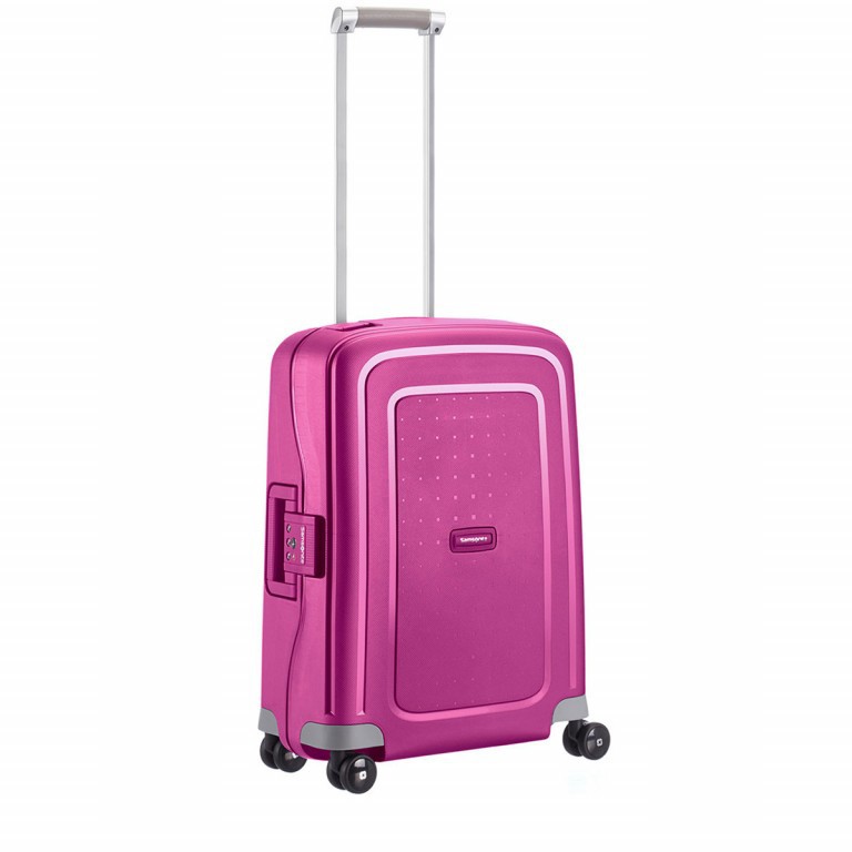 Koffer S´Cure Spinner 55 Fuchsia, Farbe: rosa/pink, Marke: Samsonite, EAN: 5414847590177, Abmessungen in cm: 40x55x20, Bild 2 von 5