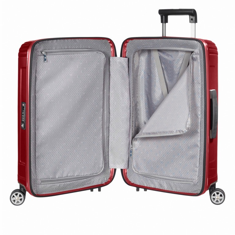Koffer neopulse Spinner 55 Red, Farbe: rot/weinrot, Marke: Samsonite, EAN: 5414847594090, Abmessungen in cm: 40x55x20, Bild 4 von 9