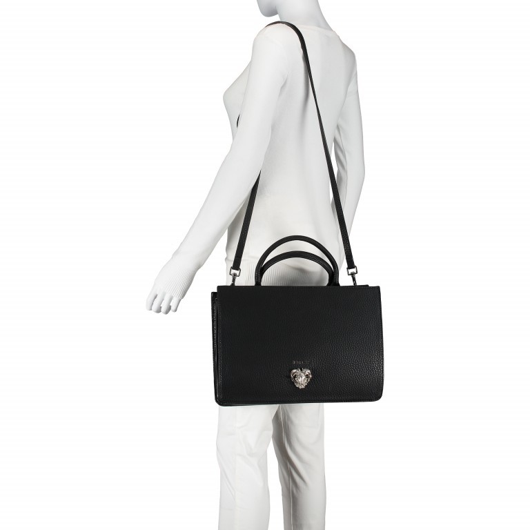 Tasche Business-Shopper Schwarz, Farbe: schwarz, Marke: Replay, Abmessungen in cm: 35x25x14, Bild 3 von 6