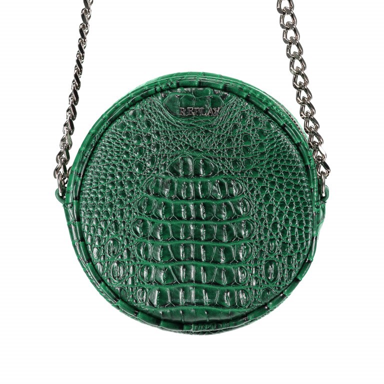 Umhängetasche Minibag Kroko-Optik Grass Grün, Farbe: grün/oliv, Marke: Replay, Abmessungen in cm: 20x20x7, Bild 1 von 4